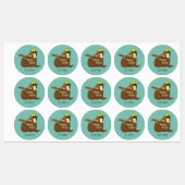 Sparrow chocolade ei gelukkig Pasen | personaliser Labels (Vel)