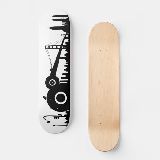 Sparrow city skateboard (Voorkant)