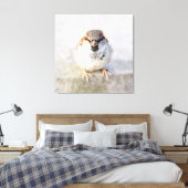 Sparrow - De Warrior Canvas Afdruk (Insitu (Slaapkamer))