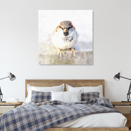 Sparrow - De Warrior Canvas Afdruk (Insitu (Slaapkamer))