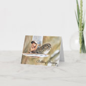 Sparrow en Sparrow. Voeder - Verjaardag Kaart (Voorkant)