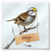 Sparrow Foto Afdruk (Voorkant)