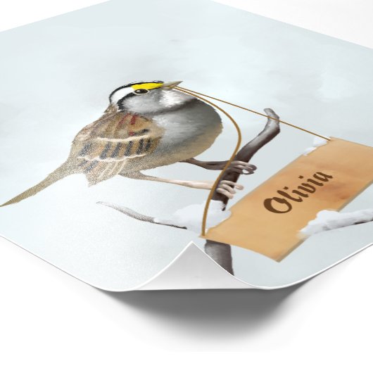 Sparrow Foto Afdruk (Hoek)