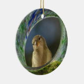 Sparrow in de pot keramisch ornament (Rechts)