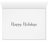 Sparrow in Sneeuw Pet Kerst Kaart (Binenzijde Horizontaal (Onderkant))