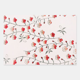 SPARROW IN TREE JAPANESE GIFT WRAPPORTSCHAPEN INPAKPAPIER VEL