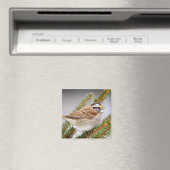 Sparrow in Winter Magneet (Insitu (Vaatwasser))