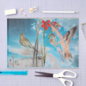 SPARROW JAPANESE WEEFSUE TISSUEPAPIER (Craft)