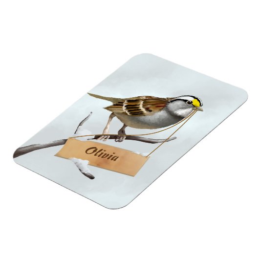 Sparrow Jouw naam Magneet (Linkerzijde)