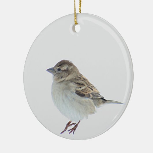 Sparrow Keramisch Ornament (Links)