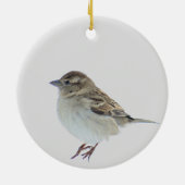 Sparrow Keramisch Ornament (Achterkant)