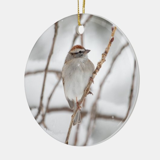 Sparrow | Keramisch Ornament (Links)