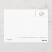 Sparrow Lady Surreal Fantasy Art Portret Painting Briefkaart (Achterkant)