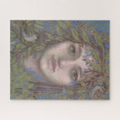 Sparrow Lady Surreal Fantasy Art Portret Painting Legpuzzel (Horizontaal)