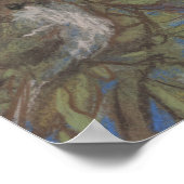 Sparrow Lady Surreal Fantasy Art Portret Painting Poster (Hoek)