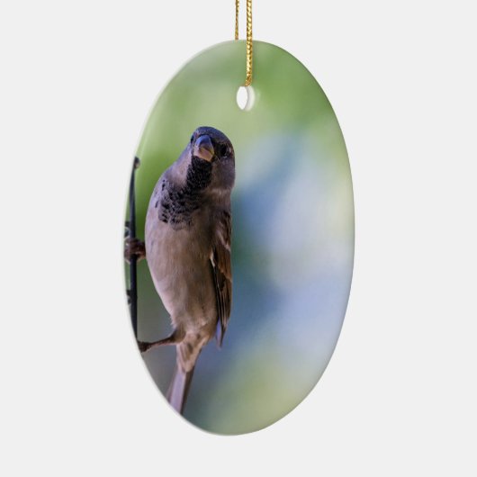 Sparrow Moment for Me Keramisch Ornament (Rechts)