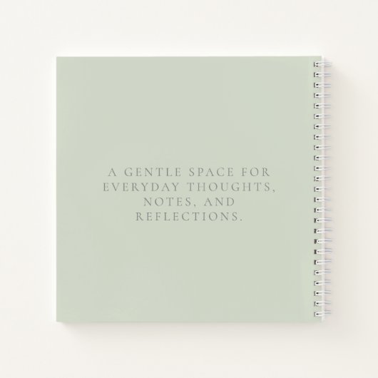 Sparrow Nature Journal | Thoughtful Everyday Notes Notitieboek (Achterkant)