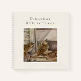 Sparrow Notebook | Nature Writing Journal Notitieboek