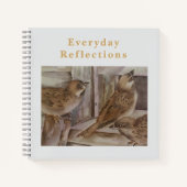 Sparrow Notebook | Nature Writing Journal Notitieboek (Voorkant)