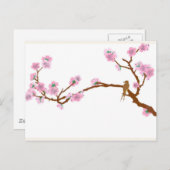 Sparrow on Tree 4 - Briefkaart (Voorkant / Achterkant)