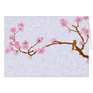 Sparrow on Tree 5 — Card