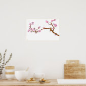 Sparrow on Tree Poster (Keuken)