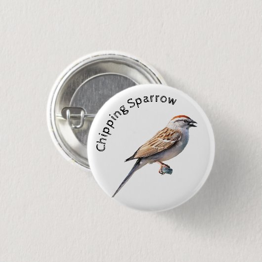 Sparrow Ronde Button 3,2 Cm (Voorkant /achterkant)
