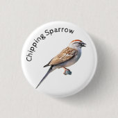 Sparrow Ronde Button 3,2 Cm (Voorkant)