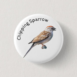 Sparrow Ronde Button 3,2 Cm