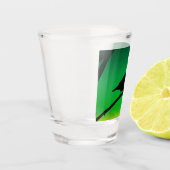 Sparrow Silhouette On Limonene Shot Glas (Links)