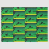 Sparrow Silhouette op Limonene Tissuepapier (Voorkant)