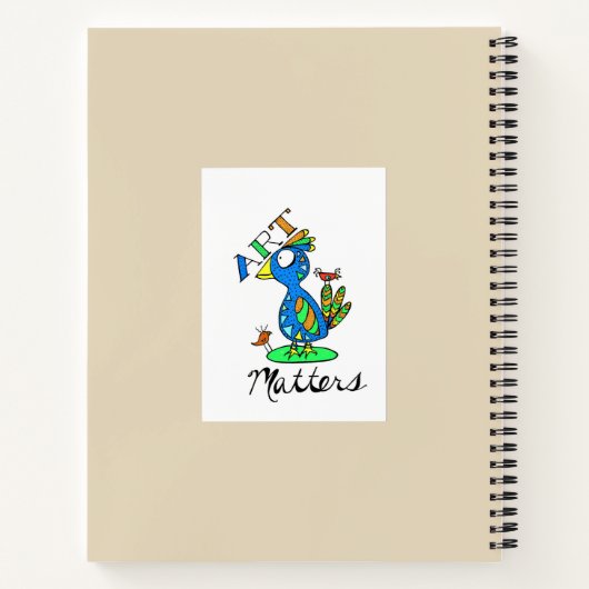 Sparrow Sketchbook Notitieboek (Achterkant)