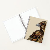 Sparrow Sketchbook Notitieboek (Binnen)