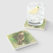 Sparrow Stone Onderzetter Little Bird (Zijkant)
