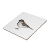 Sparrow Vogel Wildlife Waterverf Natuur Leuk Tegeltje (Zijkant)