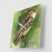 Sparrow wandklok wandklok (Hoek)