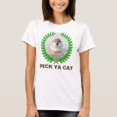 Sparrow Warrior - Peck Ya Cat grappig aanpasbaar T-shirt (Voorkant)
