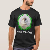 Sparrow Warrior - Peck Ya Cat grappig aanpasbaar T-shirt (Voorkant)