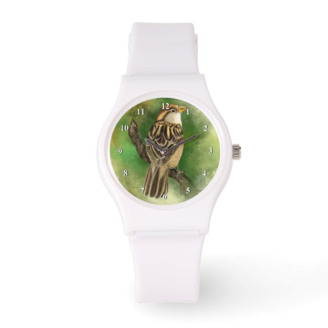 Sparrow Watch Little Bird Horloge (Voorkant)