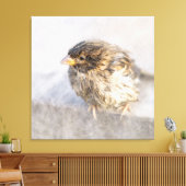 Sparrow - Weer Forecast Epic Fail Canvas Afdruk (Insitu (Woonkamer))