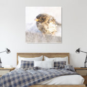Sparrow - Weer Forecast Epic Fail Canvas Afdruk (Insitu (Slaapkamer))