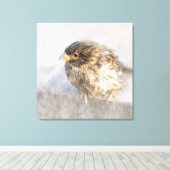 Sparrow - Weer Forecast Epic Fail Canvas Afdruk (Insitu (Houten vloer))