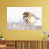 Sparrow - Weer Forecast Epic Fail Canvas Afdruk (Insitu (Woonkamer))