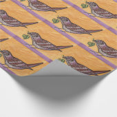 Sparrow Wrapping Paper Cadeaupapier (Hoek)