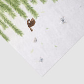 Sparrows & Butterflies onder een weesvrij Tissuepapier (Detail)