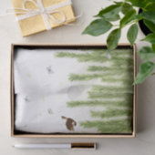 Sparrows & Butterflies onder een weesvrij Tissuepapier (Geschenk)