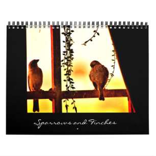 Sparrows en Finches Kalender
