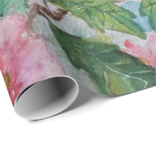 Sparrows Gift Wrapping Paper Spring Design Cadeaupapier (Rol Hoek)