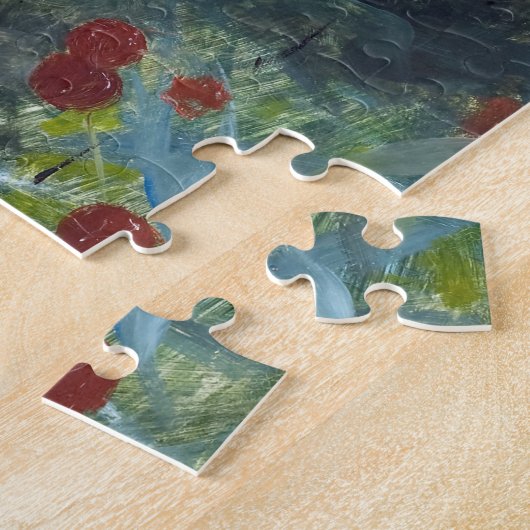 Sparrows in a Cherry Tree, Bruno Liljefors Legpuzzel (Zijkant)