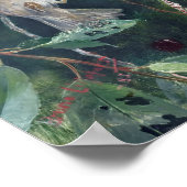 Sparrows in a Cherry Tree, Bruno Liljefors Poster (Hoek)